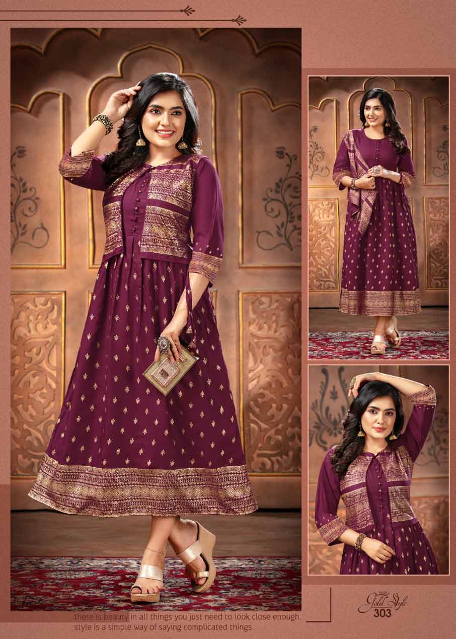 Gold Style Vol-3 Kurti Catalogue Set Gold Style Vol-3 Kurti Catalogue Set